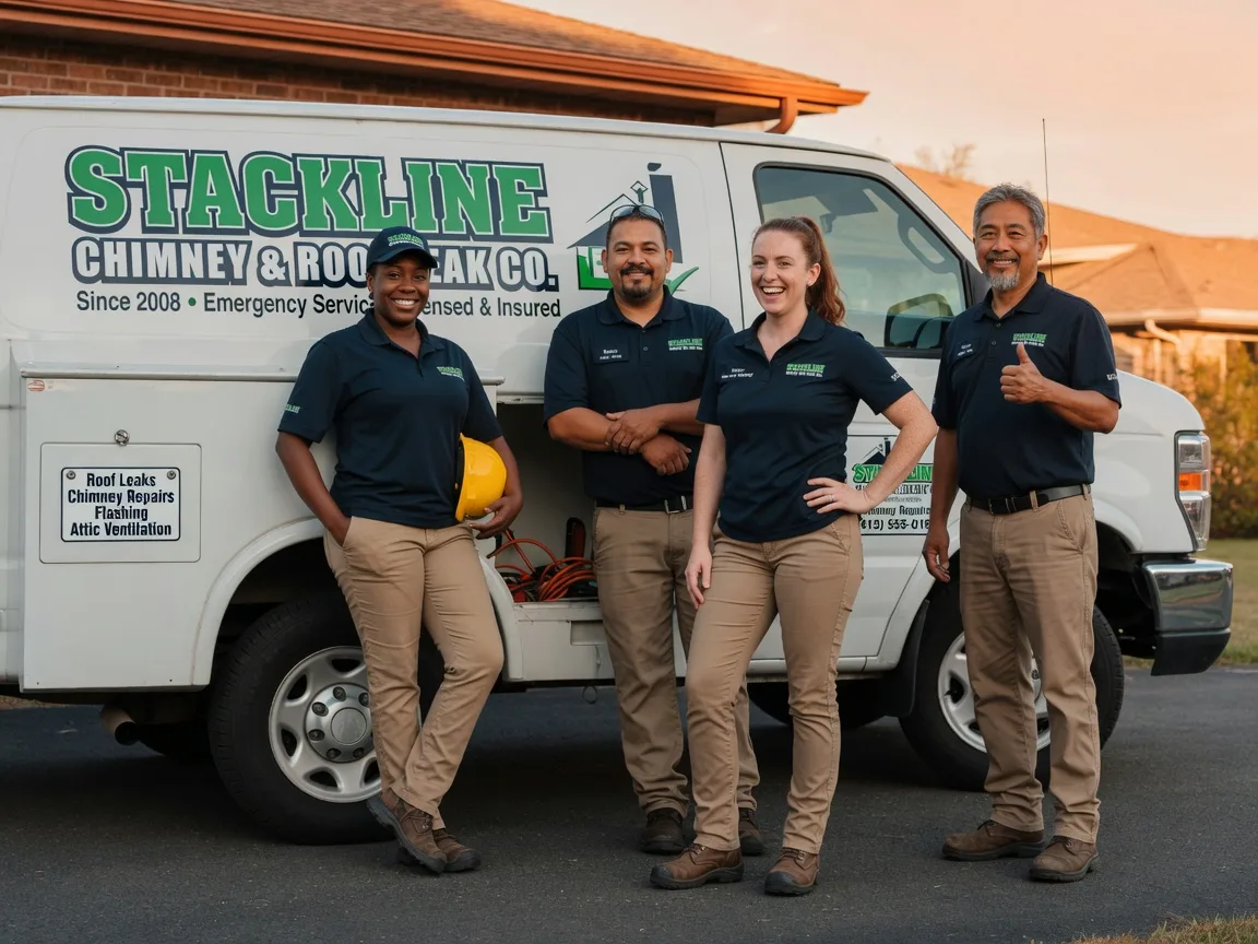Chimney flashing repair company in Albany, OK